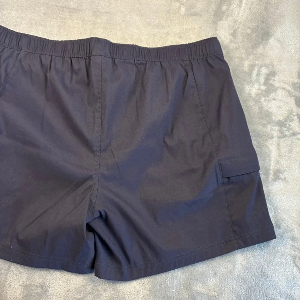 The North Face Men's Cargo Shorts Navy Blue Hiking Outdoor Stretch XL 36x5in
